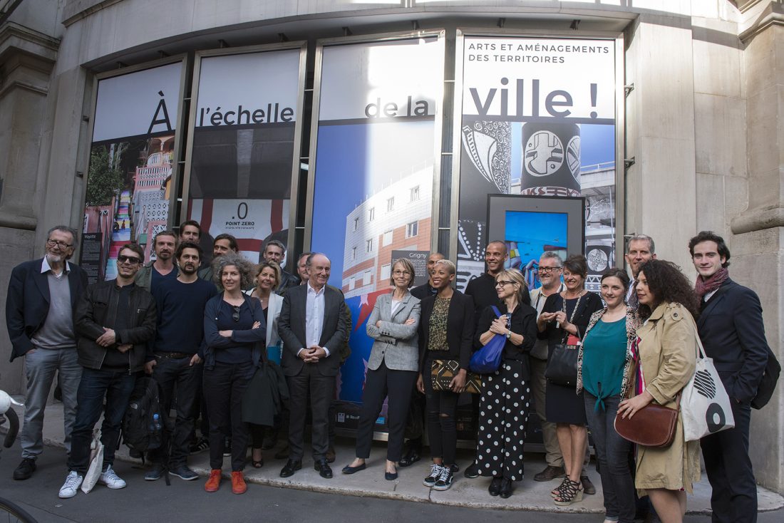 Pierre Cahurel agence créative Grrr - Françoise Nyssen - exposition à l'échelle de la ville Paris